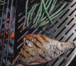 Kamado Joe Half Rond Lasergesneden Rvs Rooster -Woonmeubelwinkel kamado joe half rond lasergesneden rvs rooster 2