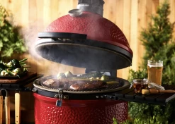 Kamado Joe Half Rond Rvs Grill Rooster -Woonmeubelwinkel kamado joe half rond rvs grill rooster