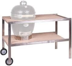 Monolith RVS Tafel Van Teakhout