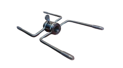 Spit On Fire Dubbele Spit Vork