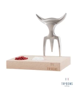 Tridens Raw Brushed Fork In Beechwood Base -Woonmeubelwinkel tridens raw brushed fork in beechwood base 2