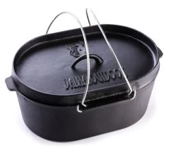 Valhal Dutch Oven Ovaal Zonder Pootjes 9L